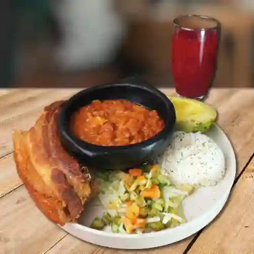 Frijolada con Costillón