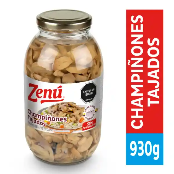 Zenú Champiñón Tajado 930 g