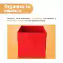 Organizador de Tela Cuadrada Serie Rainbow Rojo Miniso