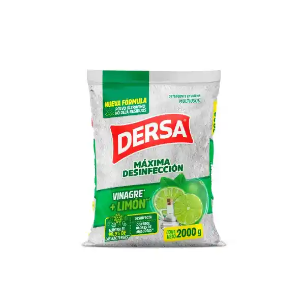 Dersa Detergente Polvo Multiusos Vinagre Limón