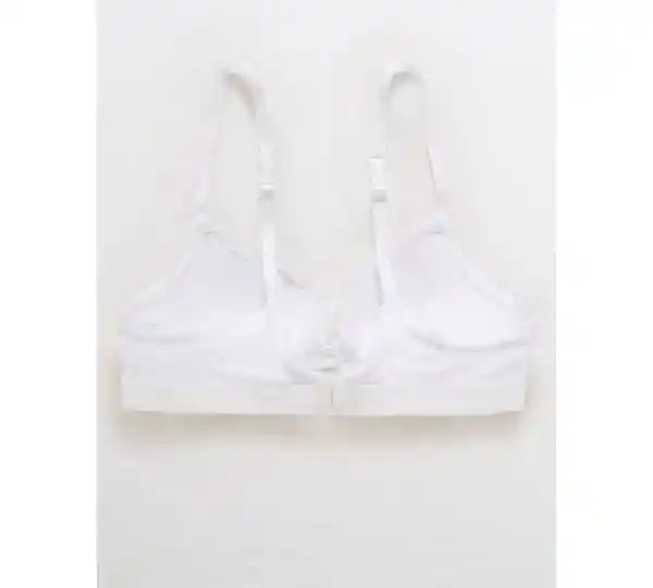 American Eagle Brasier Escotado Efecto Push up Blanco Talla 34 C