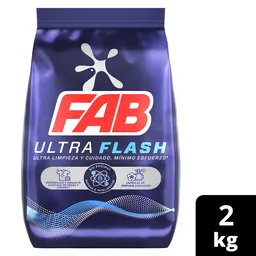 Fab Detergente en Polvo Ultra Flash