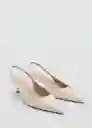 Zapatos s Moon Crudo Talla 37 Mujer Mango