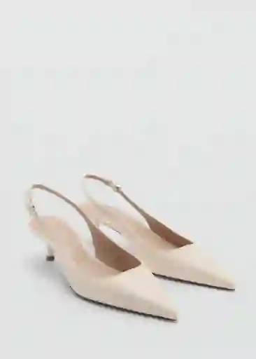 Zapatos s Moon Crudo Talla 37 Mujer Mango