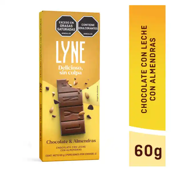 Lyne Chocolate Con Leche Con Almendras 