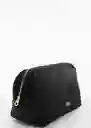 Bolso Neceser G Tere Negro Mujer Mango