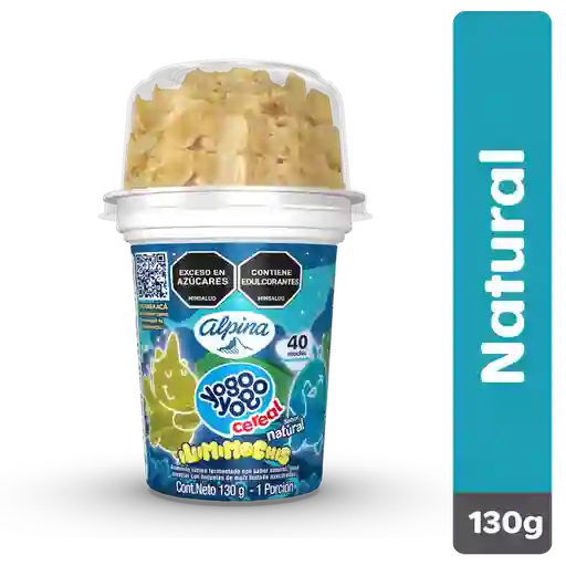 Yogo Yogo Alimento Lácteo Cereal Natural 130 g