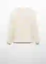 Buzo Buzo Jersey Avana Crudo Talla XXL Hombre Mango