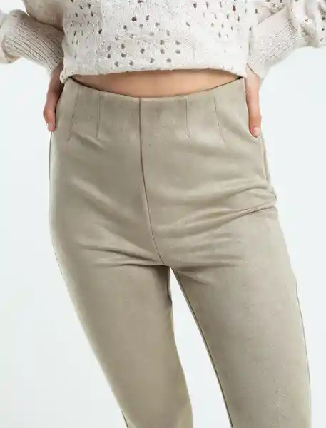 Pantalón Saeus Mujer Gris Rocoso Claro Talla S 539E331 Naf Naf