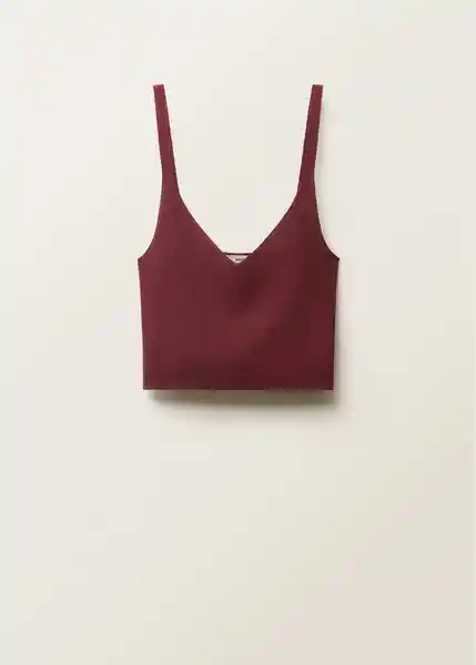 Top Ramon Burdeos Talla M Mujer Mango