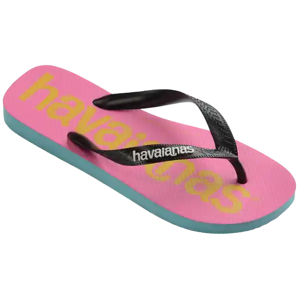 Sandalias Top Logomania II Azul Talla 38 4145741 Havaianas