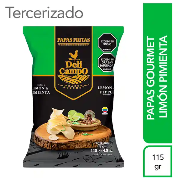 Delicampo Papa Gourmet Limón Pimienta