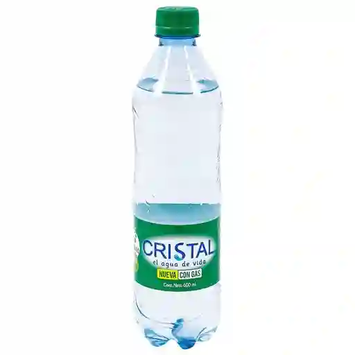 Agua Cristal con Gas 600 ml