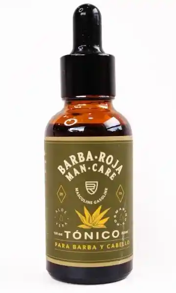 Barba Roja Tónico Para Barba y Cabello Man Care