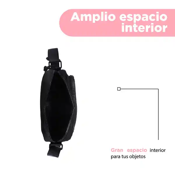 Bolso Crossbody Serie Neutral Style Negro Miniso