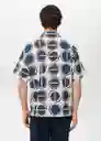 Camisa Begur Blanco Talla M Hombre Mango