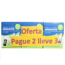 Tru-Life Tiras Ofreactivas X50 P2Ll3