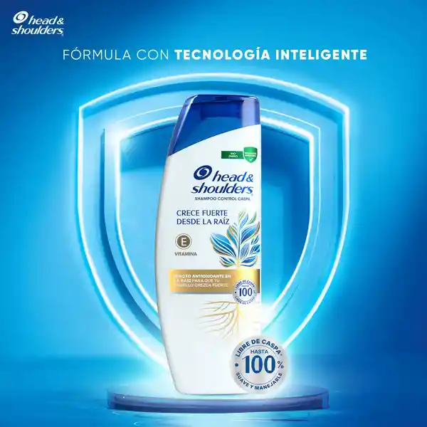Shampoo Head Shoulders Control Caspa Crece Fuerte desde la Raiz Champu Head and Shoulders 375ml