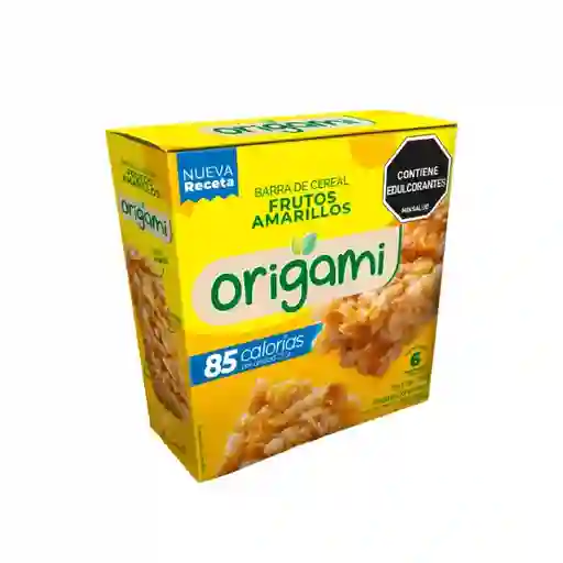Origami Barra de Cereal Frutos Amarillo