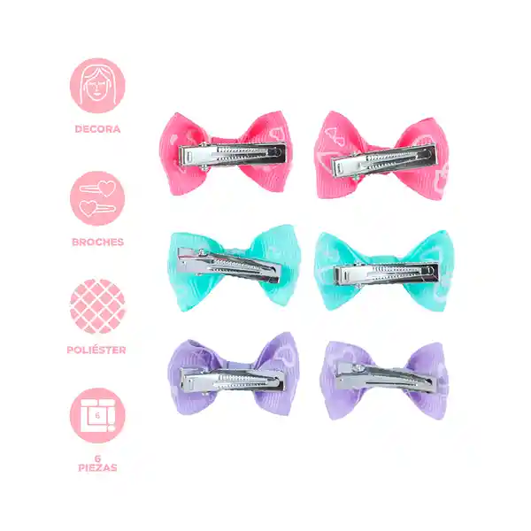 Set de Pinzas Para Cabello Serie Fairy Miniso