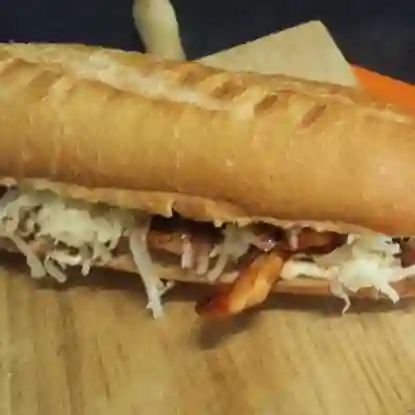 Sándwich de jamón y ranchera (mediano)