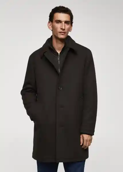 Abrigo Station Marrón Talla XXL Hombre Mango