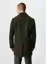 Abrigo Hake-I Dark Caza Talla XS Hombre Mango