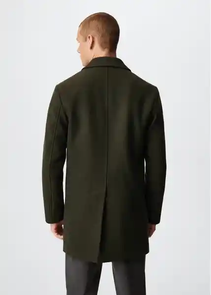 Abrigo Hake-I Dark Caza Talla XS Hombre Mango