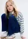 Buzo Sudadera Rayo Azul Talla 14 Niña Mango
