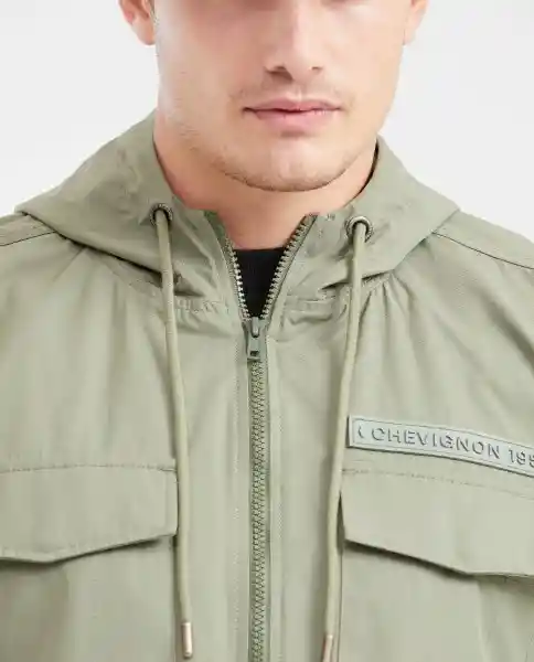Chaqueta Parka Type Verde Miliciano Oscuro Talla L Chevignon