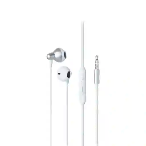 Audífonos Jack Auriculares Color Blanco Miniso