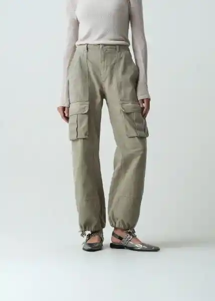 Jean Cannie Gris Aluminio Claro Talla 8 492G377 Naf Naf