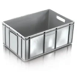 Estra Caja Fruver Cerrada Gris 60 x 40 x 25 cm