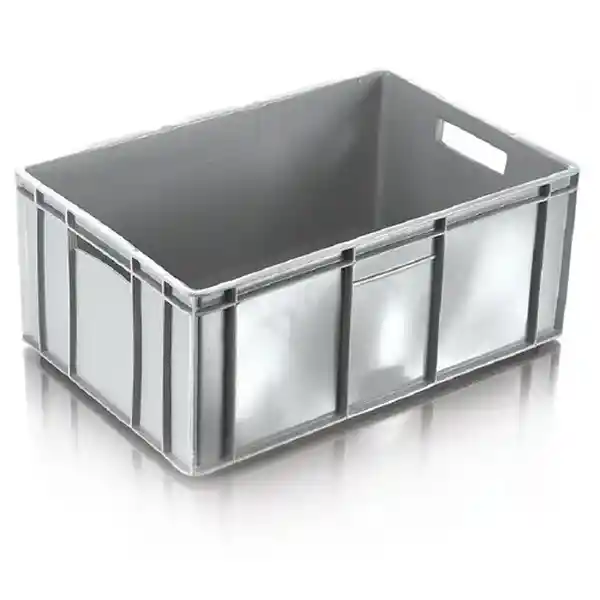 Estra Caja Fruver Cerrada Gris 60 x 40 x 25 cm