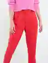 Pantalón Susi Mujer Rojo Marte Oscuro Talla 12 Naf Naf