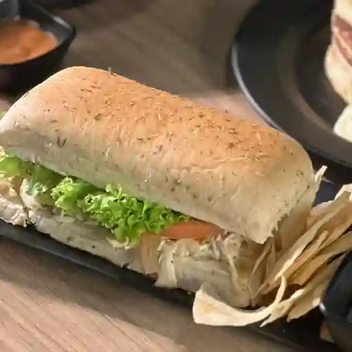 Sandwich artesanal de carne