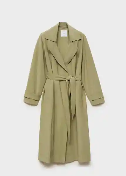 Abrigo Trench Taxi Khaki Talla S Mujer Mango