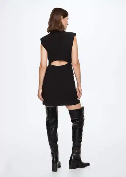 Vestido Verona Negro Talla Xs Mujer Mango