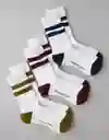 Medias Hombre Blanco Talla One Size 8225100 American Eagle