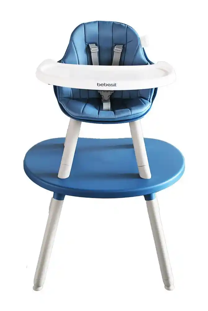 Bebesit Silla Comedor 3 en 1 Baby Desk Azul