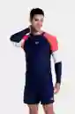 Camiseta Manga Larga Sunshine Risk Block Jet Hombre T. L Speedo