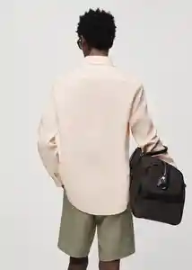 Camisa Parrot Salmon Talla XS Hombre Mango