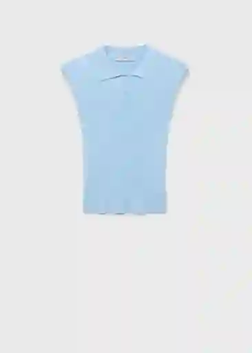 Top Rosi Celeste Talla S Mujer Mango