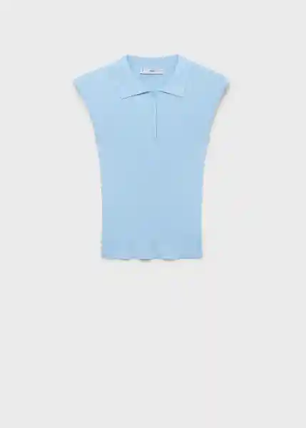 Top Rosi Celeste Talla S Mujer Mango