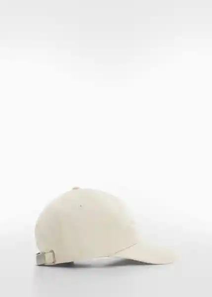 Gorra Monaco Crudo Talla 99 Mujer Mango