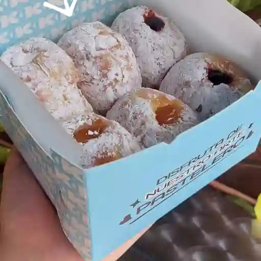 Mini donas espolvoreadas x6