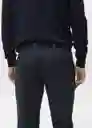 Pantalón Prato Navy Talla 40 Hombre Mango