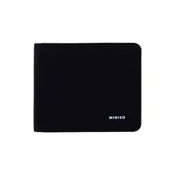 Billetera Casual Negro Miniso