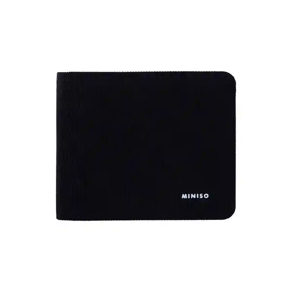 Billetera Casual Negro Miniso