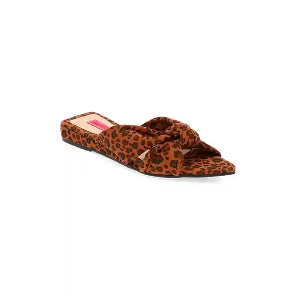 Sandalias Plana London Estampado Tigre 37